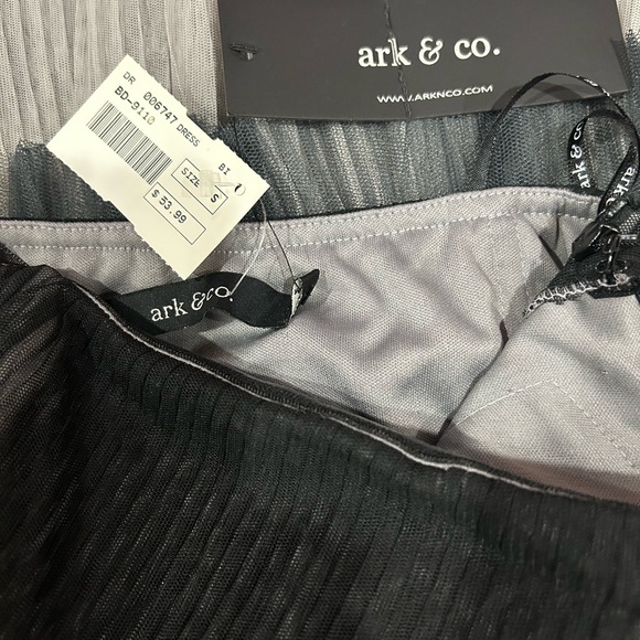 Black and gray Y2K raffle strapless party dress size Small - Picture 11 of 14